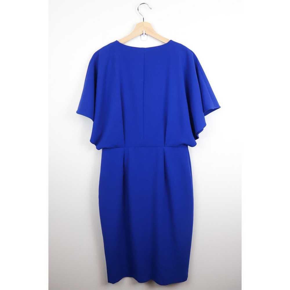 Black Halo Holland Sheath Dress Royal Blue 8 Flar… - image 3