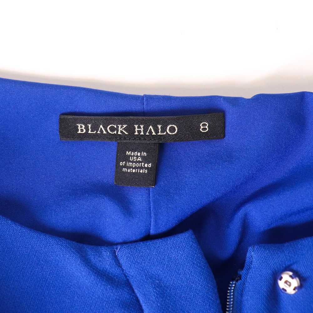 Black Halo Holland Sheath Dress Royal Blue 8 Flar… - image 8