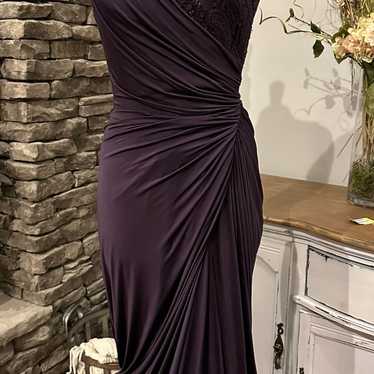 adrianna papell evening gown purple Size 10