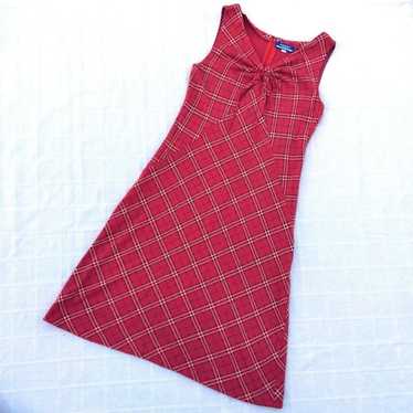 M BURBERRY BLUE LABEL pink check dress.