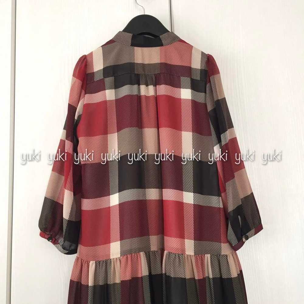 Blue Label Crestbridge Check Chiffon Print One Pi… - image 5