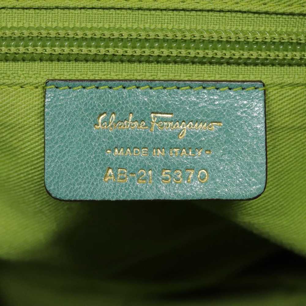 Salvatore Ferragamo Marisa Green Leather Shoulder… - image 12