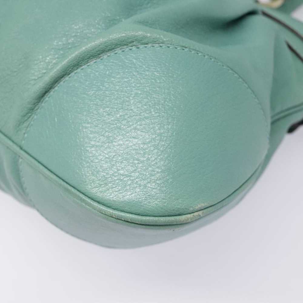 Salvatore Ferragamo Marisa Green Leather Shoulder… - image 9