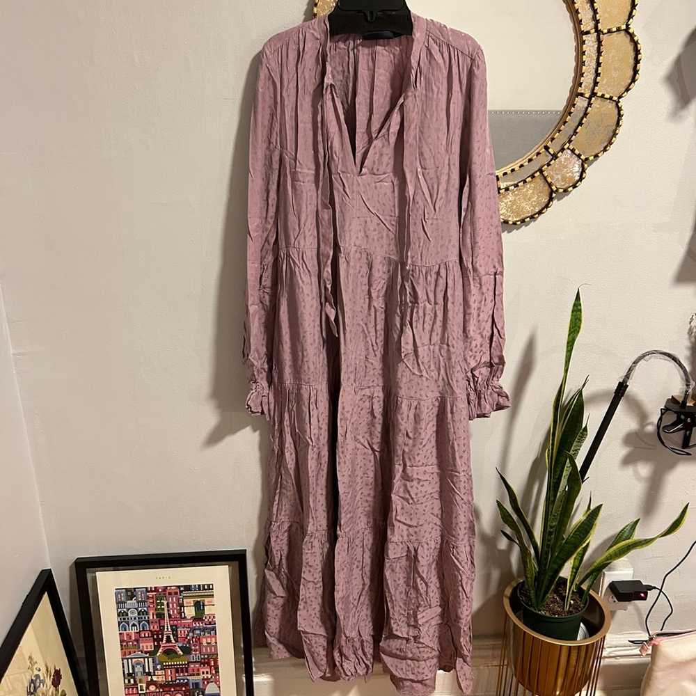 Anthropologie Wendy tiered maxi dress size large … - image 3