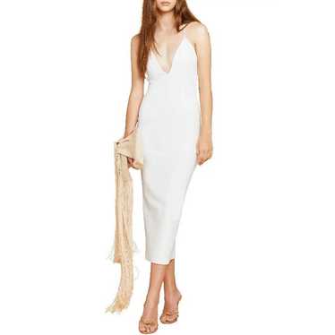 Katie May My Vibe Deep V-Neck Midi Dress, L