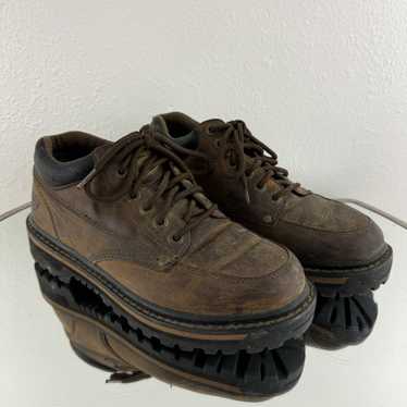 Skechers SKECHERS Vintage Y2K Brown Leather Lace U