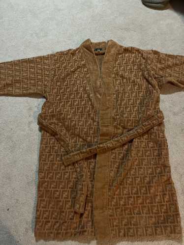 Fendi Vintage fendi bathrobe robe made in Italy z… - image 1