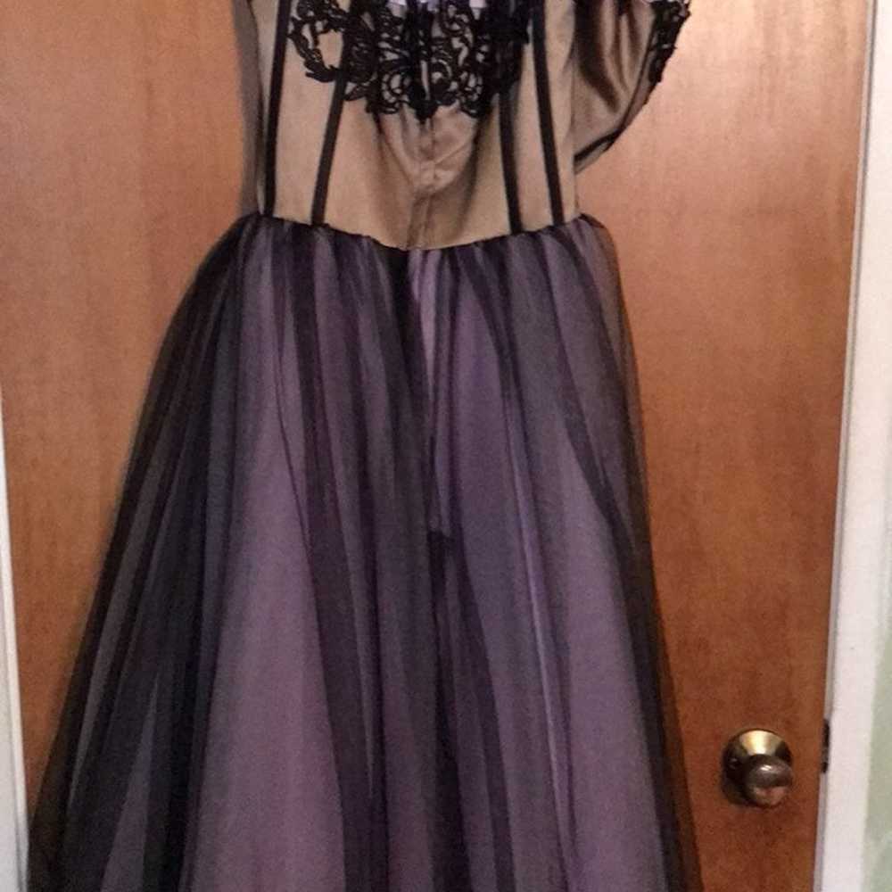 Black and purple Wedding Dress! - image 3