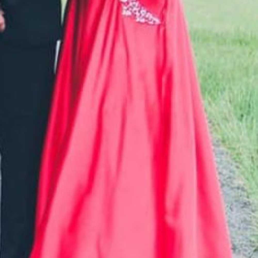 Red prom dress size 12 - image 4