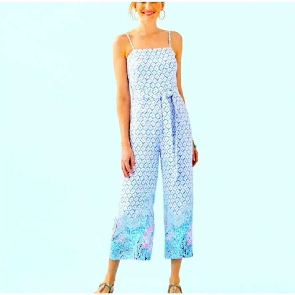 Lilly Pulitzer Sandra Jumpsuit Women's Size 12 in… - image 1