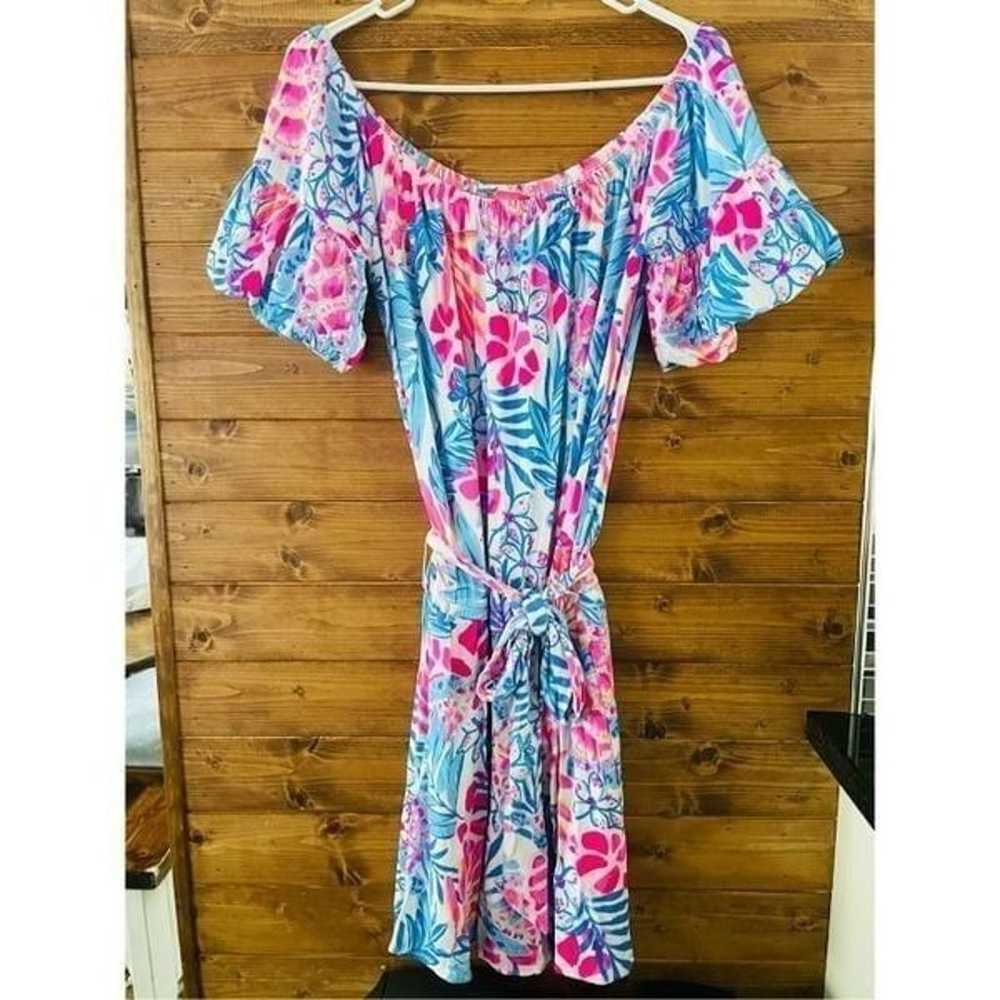 Lilly Pulitzer Samia Romper Dress Resort White Ra… - image 2