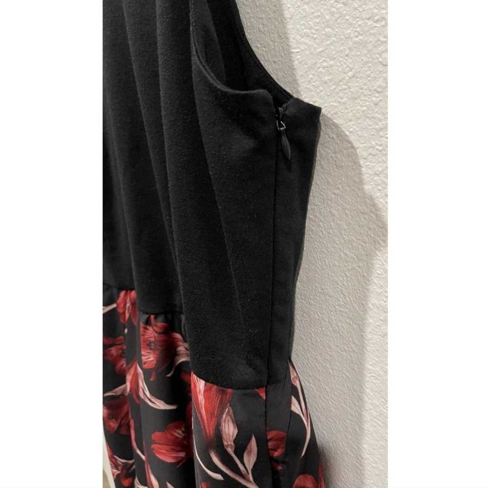 HUTCH Black High Low Floral Sleeveless Maxi Dress - image 3