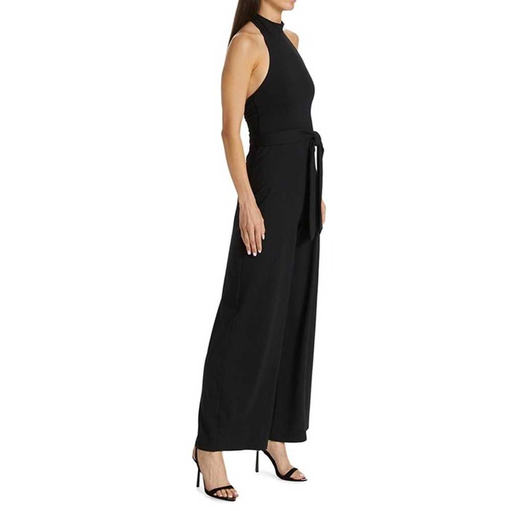 SUSANA MONACO Mock Neck Open Back black Jumpsuit … - image 2