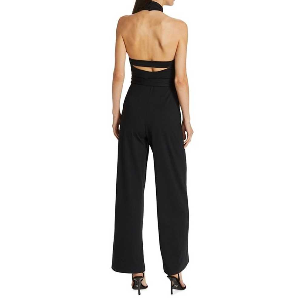 SUSANA MONACO Mock Neck Open Back black Jumpsuit … - image 3