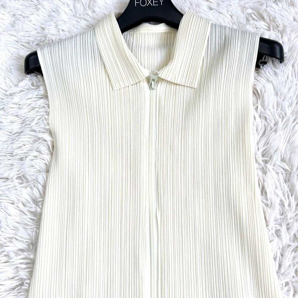 【Excellent Condition】Pleats Please Long Vest One … - image 2