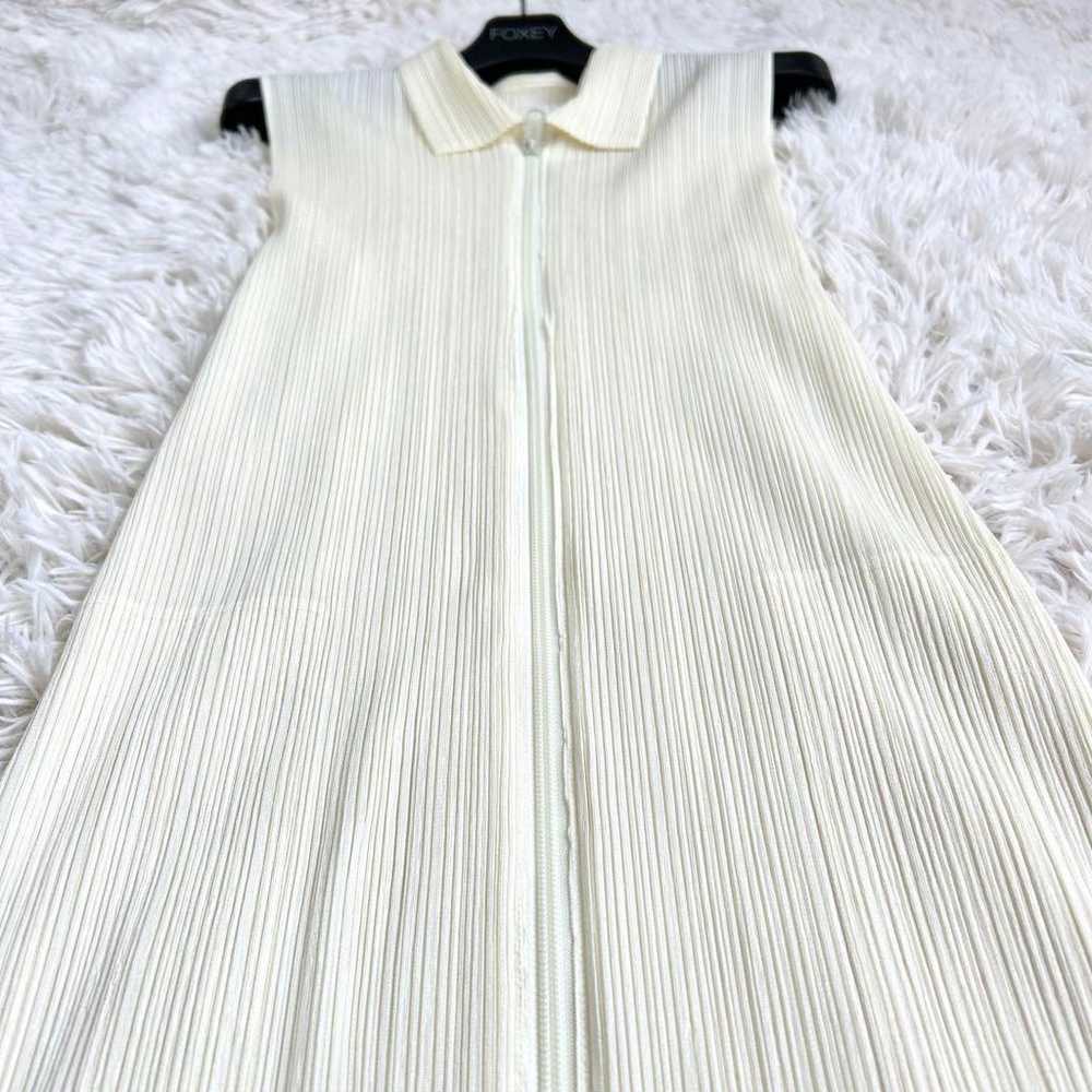 【Excellent Condition】Pleats Please Long Vest One … - image 3