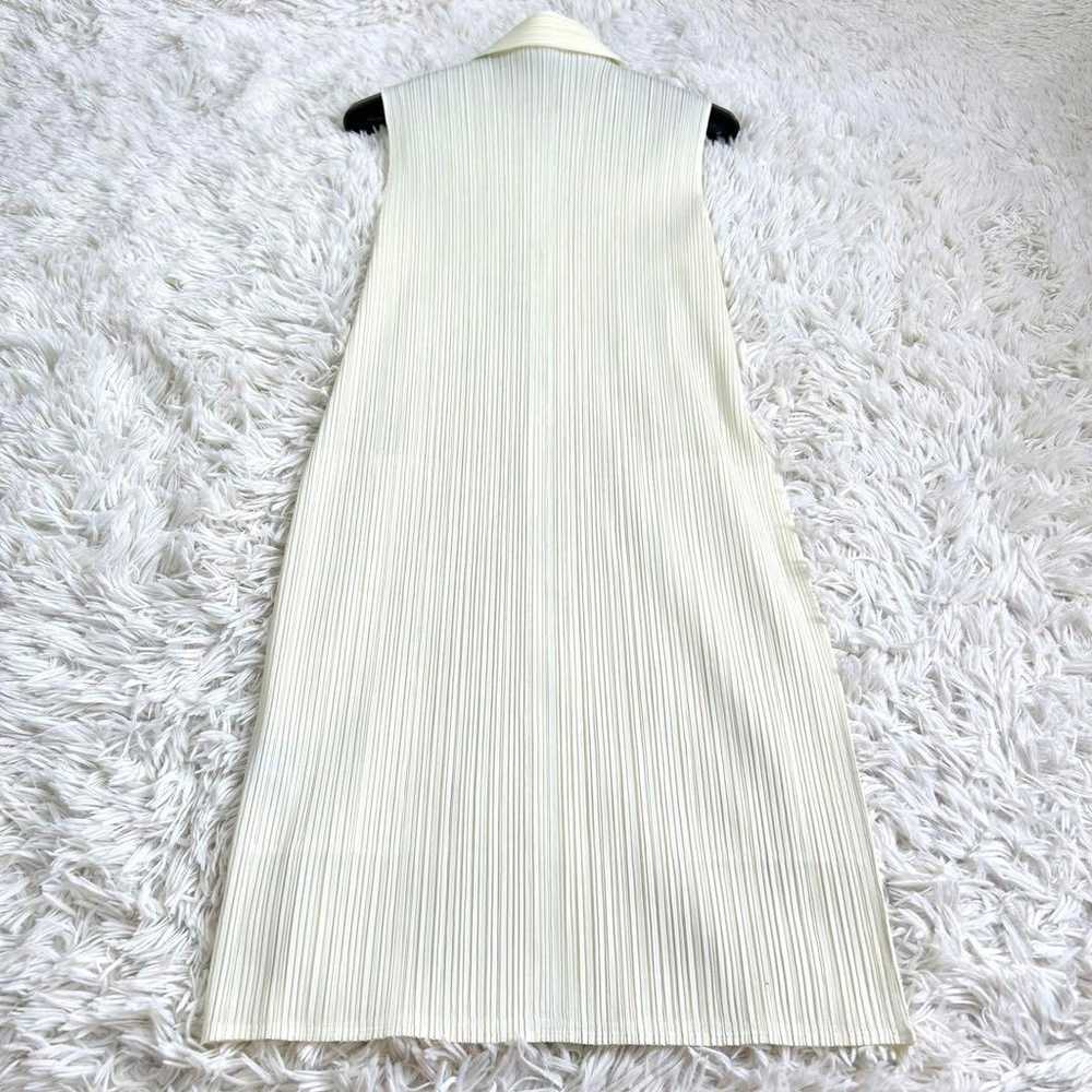 【Excellent Condition】Pleats Please Long Vest One … - image 6