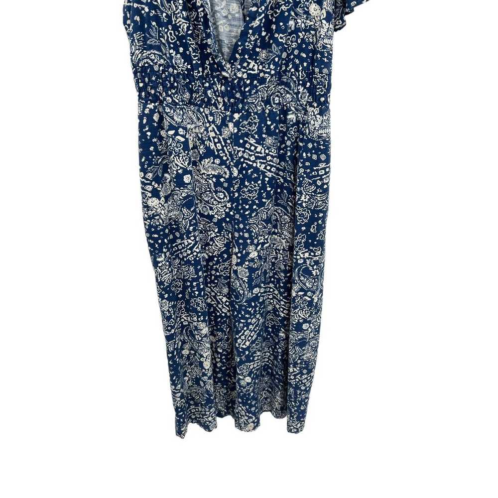 Anthropologie The Somerset Jumpsuit Blue Floral P… - image 4