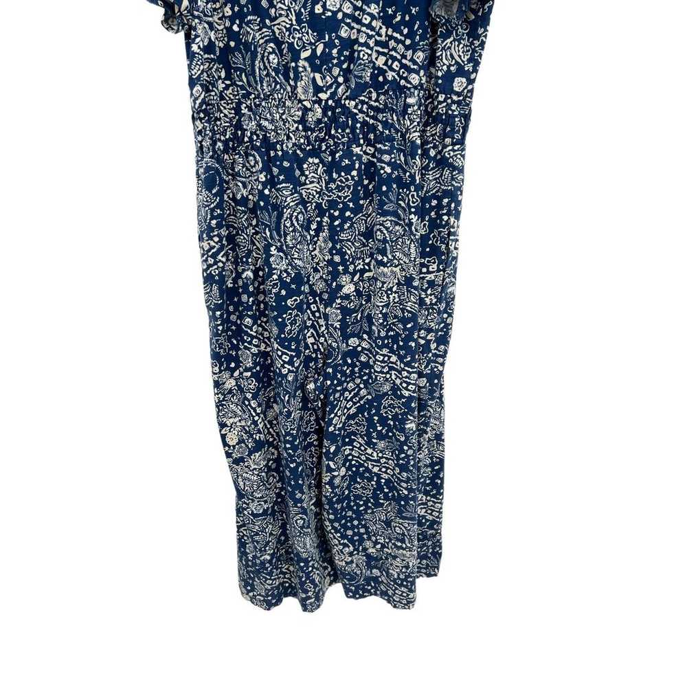 Anthropologie The Somerset Jumpsuit Blue Floral P… - image 8