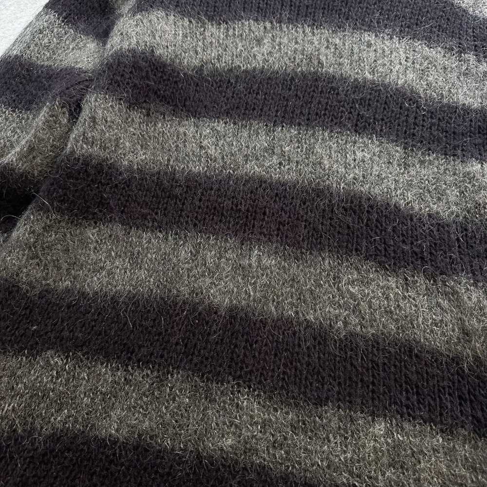 Maison Margiela 2000’s Striped Mohair Turtleneck … - image 3