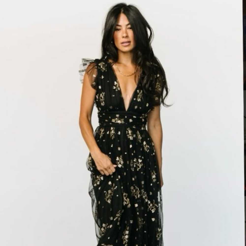 Baltic Born Natalia Floral Embellished Maxi Dress - image 1