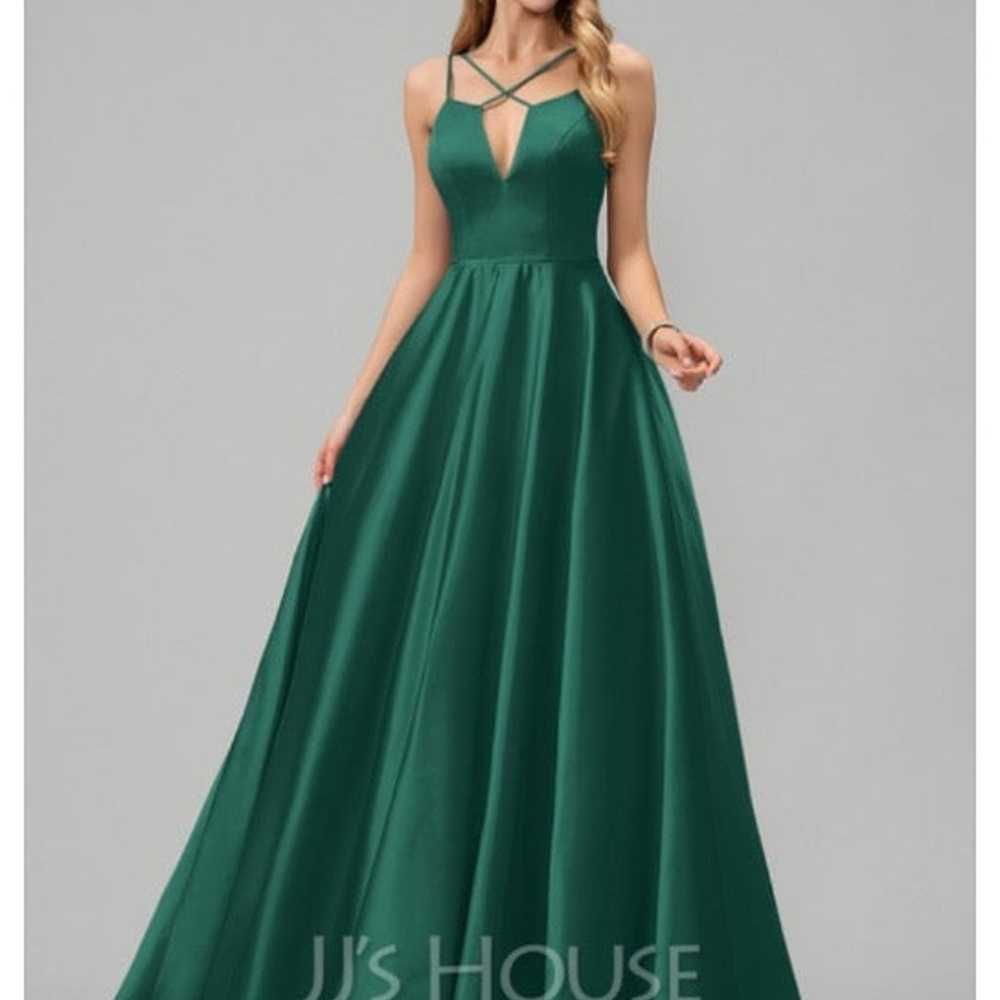 Dark green dress - image 1