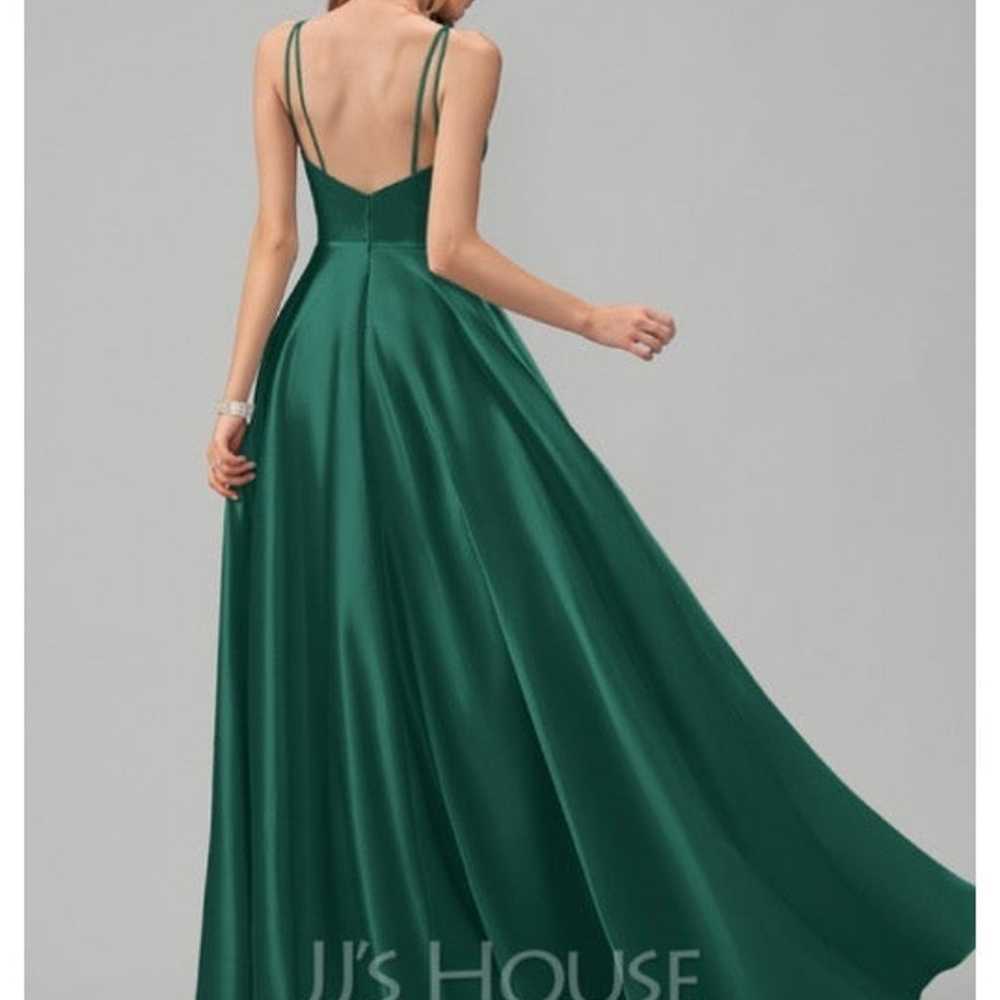 Dark green dress - image 2