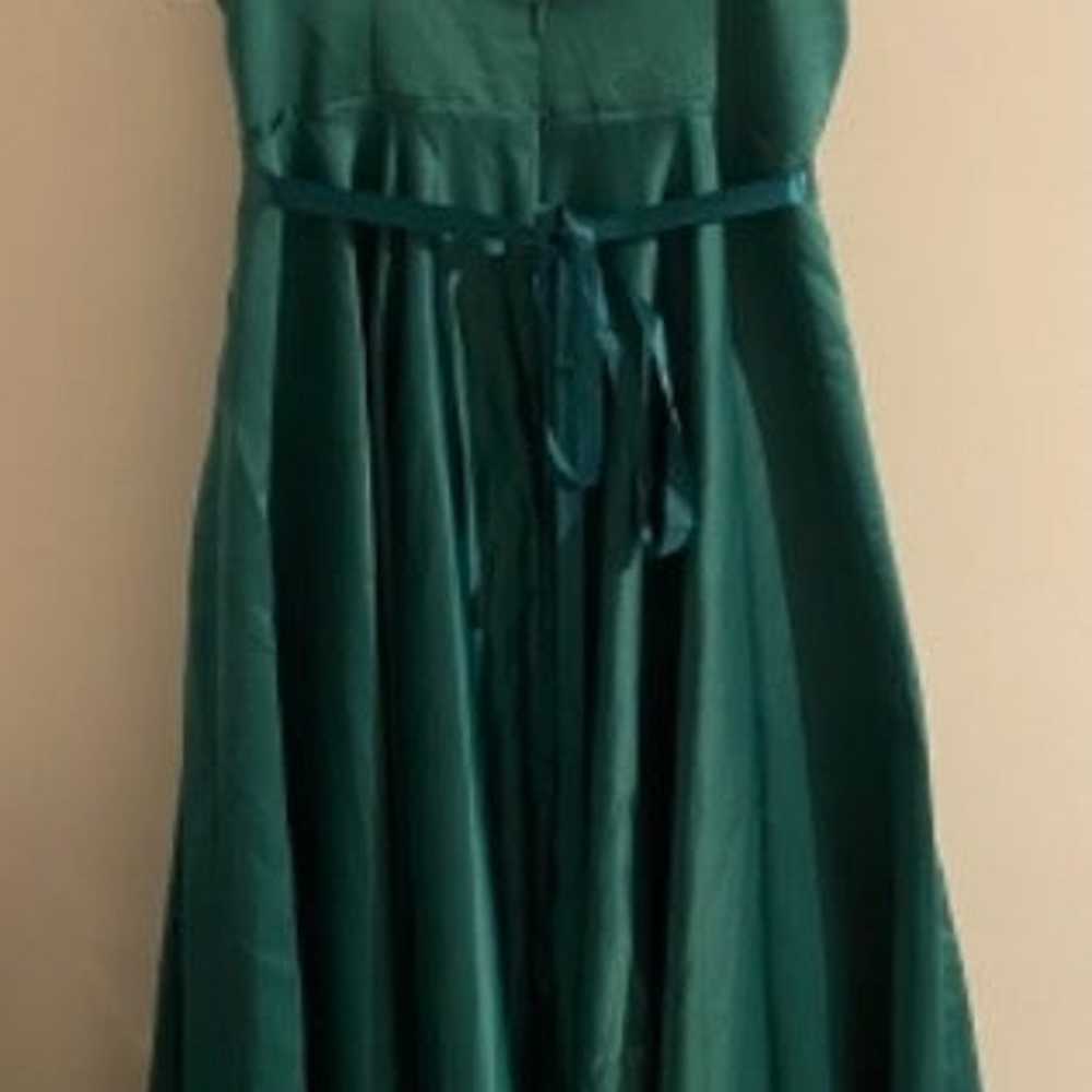 Dark green dress - image 3