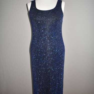 Size 20~4 Way Stretch Blue Sparkle - image 1