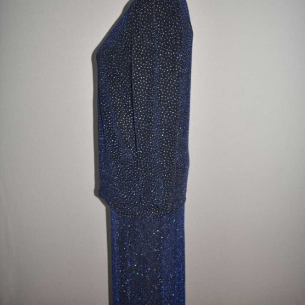 Size 20~4 Way Stretch Blue Sparkle - image 6