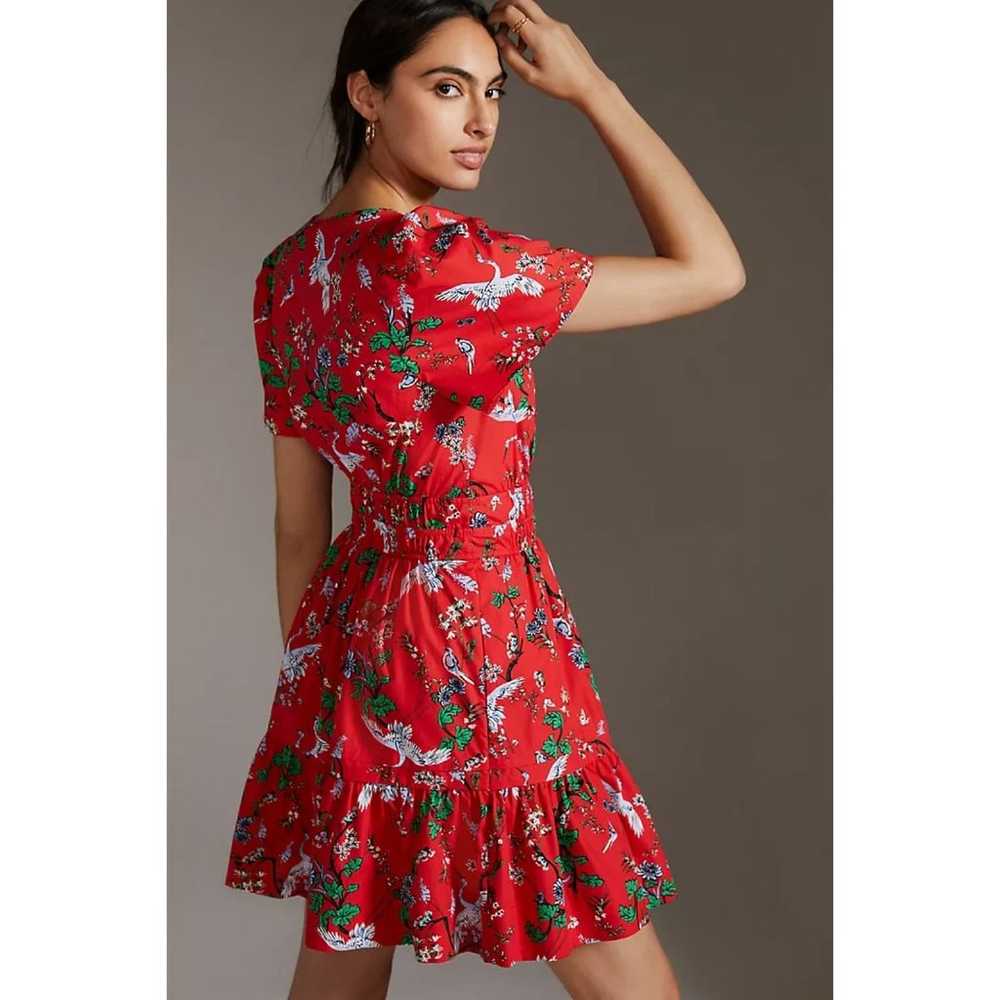 Anthropologie The Somerset Mini Dress, Red, Size … - image 3