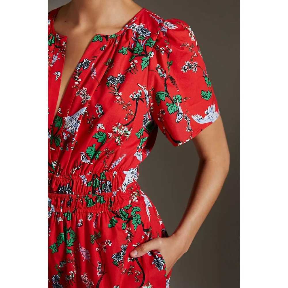 Anthropologie The Somerset Mini Dress, Red, Size … - image 4