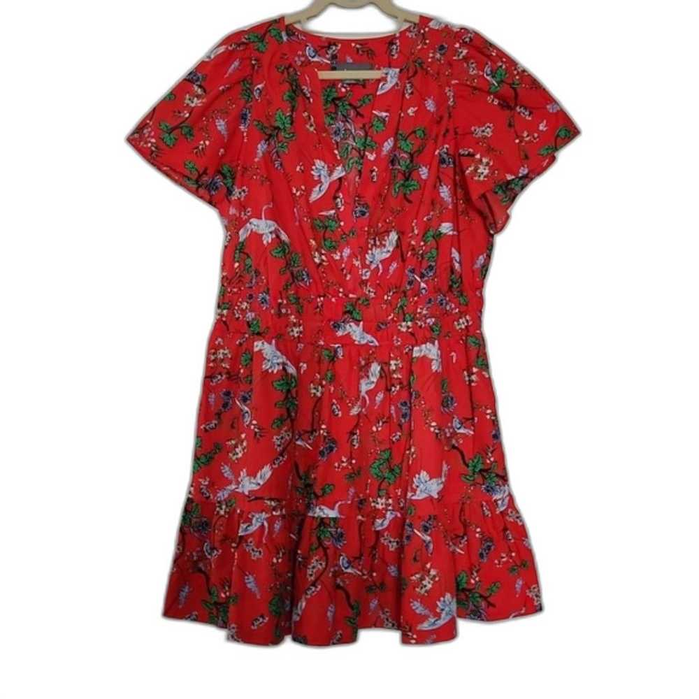 Anthropologie The Somerset Mini Dress, Red, Size … - image 5