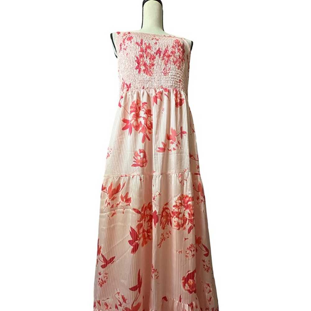 Lane Bryant Pink Cherry Blossom Dress Smock Top S… - image 3