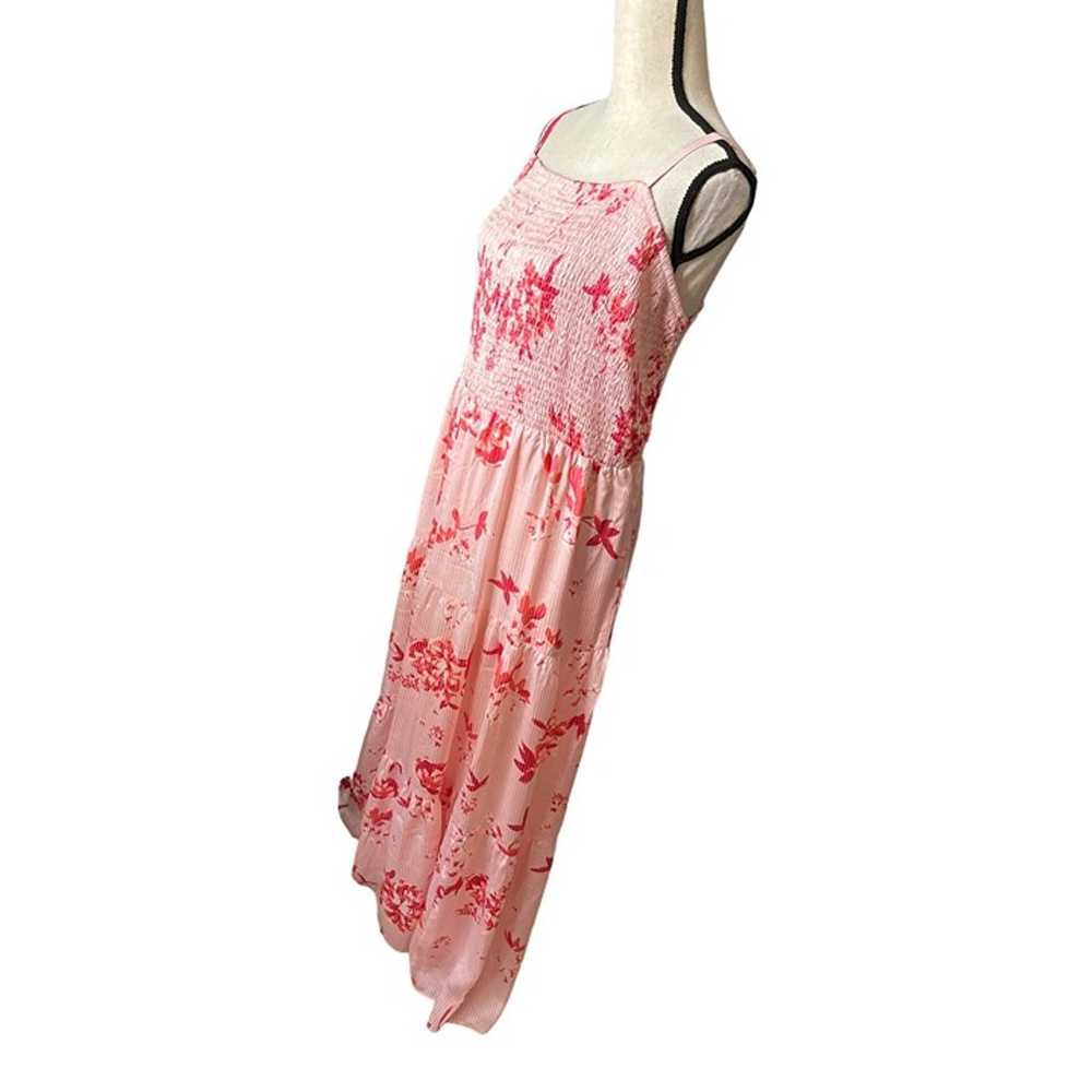 Lane Bryant Pink Cherry Blossom Dress Smock Top S… - image 4