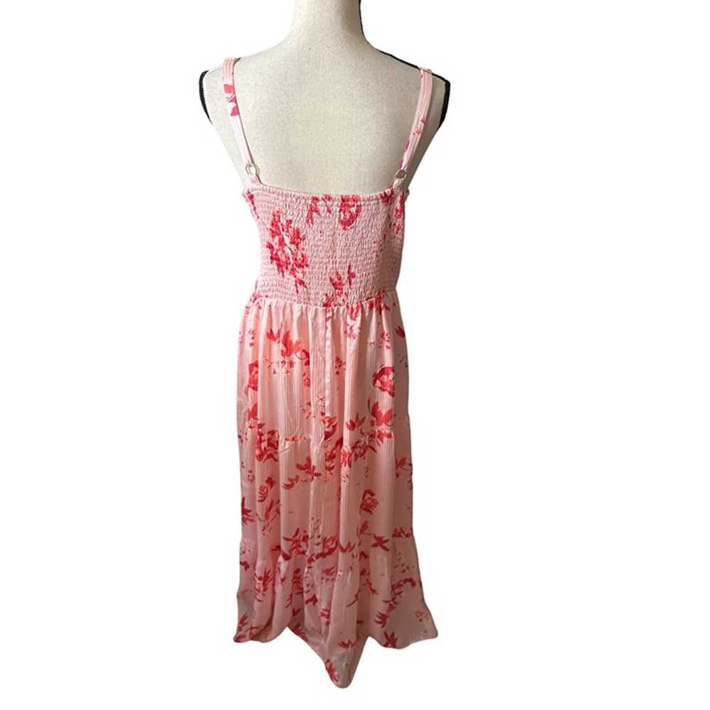 Lane Bryant Pink Cherry Blossom Dress Smock Top S… - image 5