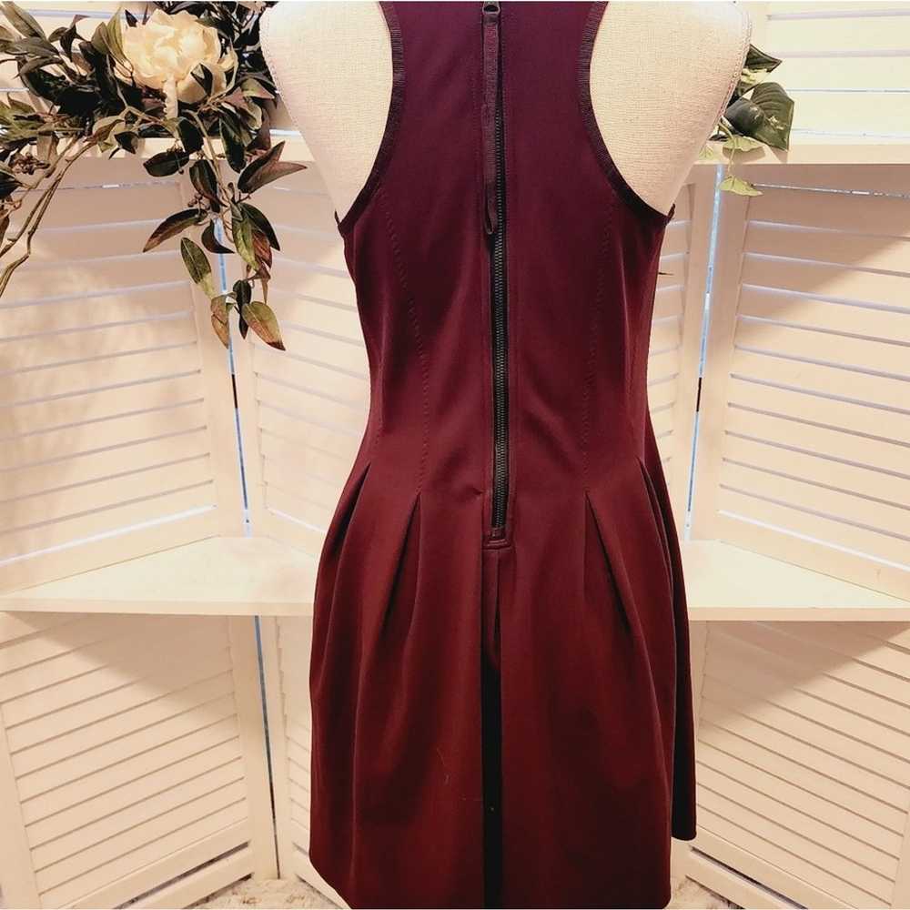 LULULEMON BURGANDY SLEEVELESS FIT FLARE ZIP BACK … - image 3