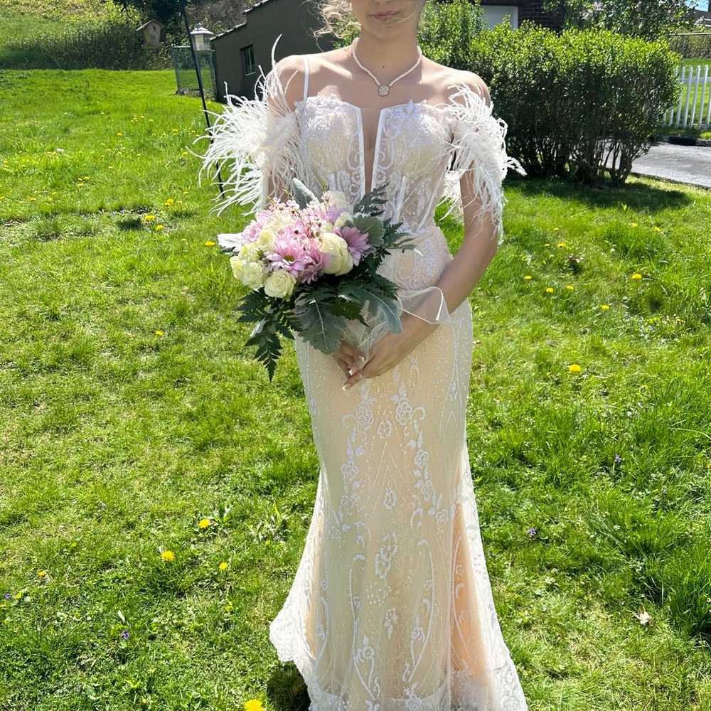 White Prom dress - image 1