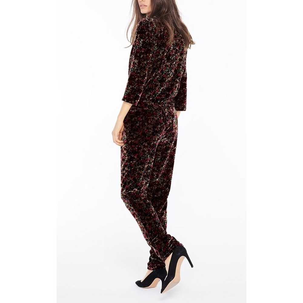 BA&SH Irozeta Floral Velvet Jumpsuit Party Holida… - image 6