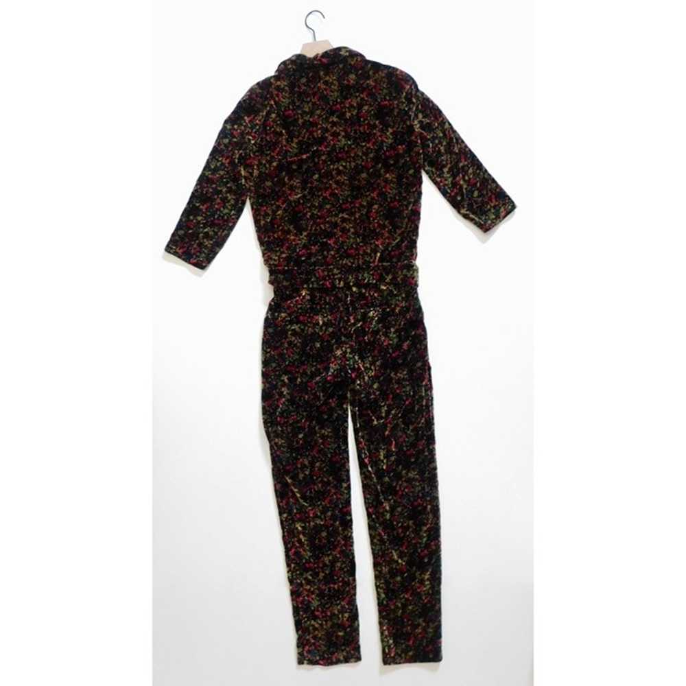 BA&SH Irozeta Floral Velvet Jumpsuit Party Holida… - image 7