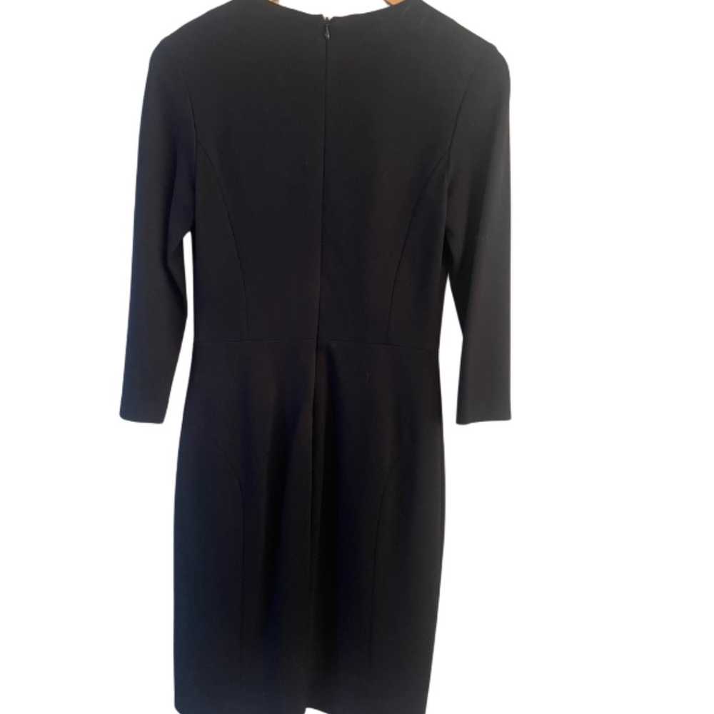 Peserico Italian Designer Dress Black Size 6 Shea… - image 3