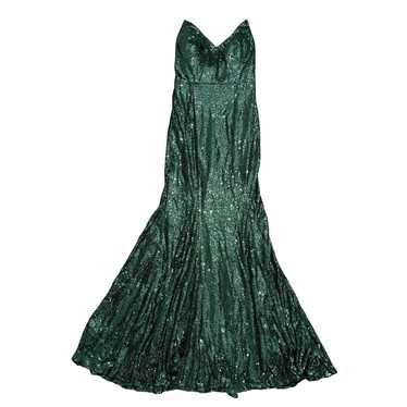 Hebeos Mermaid Sequins Sweetheart Sleeveless Maxi 