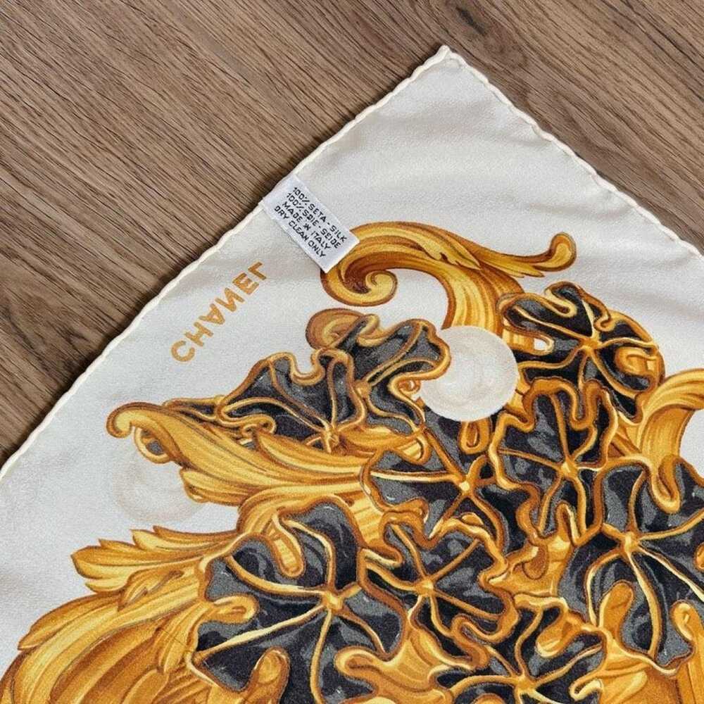 Chanel Silk scarf - image 7