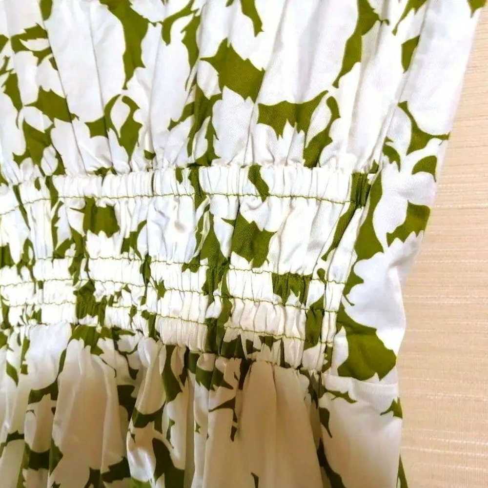 23 Summer Print Cotton Poplin Dress Tory Burch Dr… - image 6