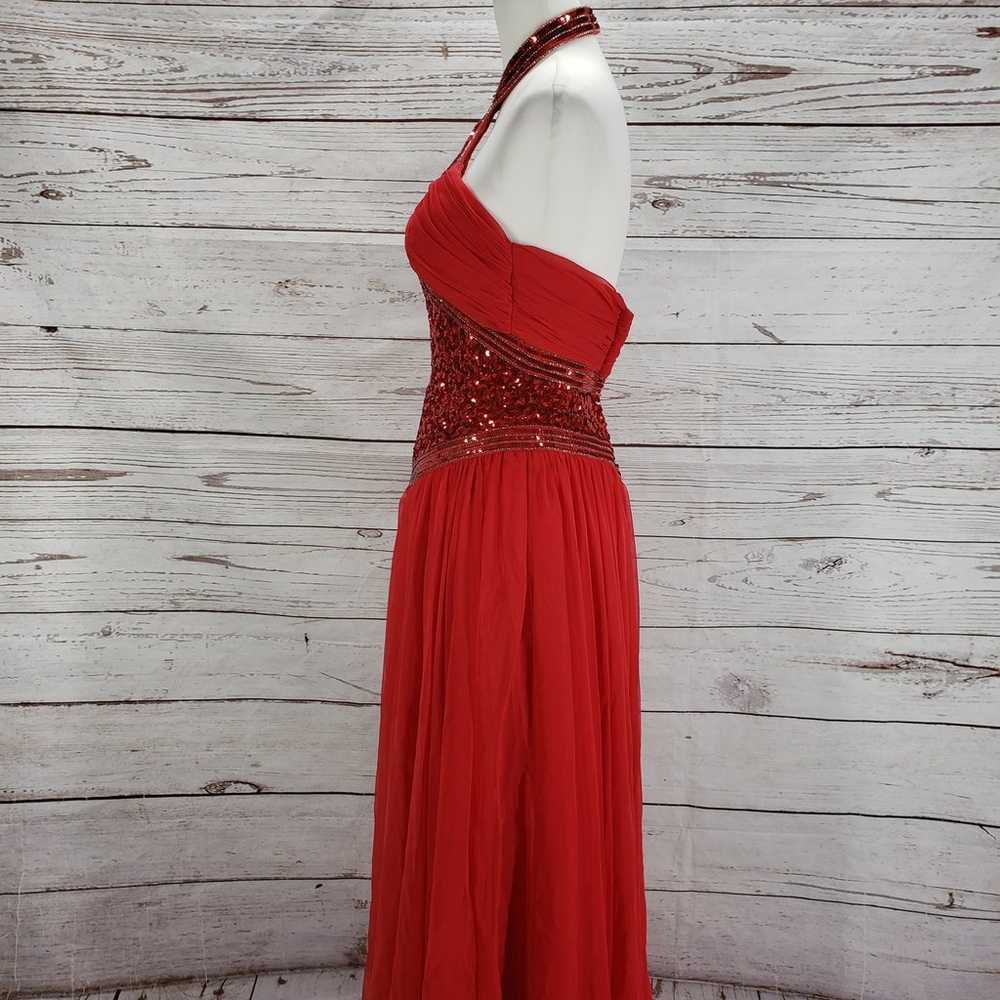 Mike Bennet Women's Red Sequin Chiffon Formal Eve… - image 5