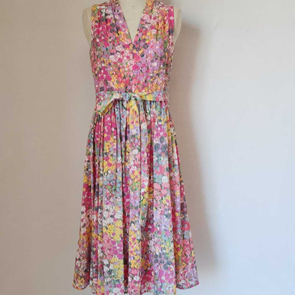 NWoT Kate Spade $398 Floral Dots Burnout Midi Dre… - image 2