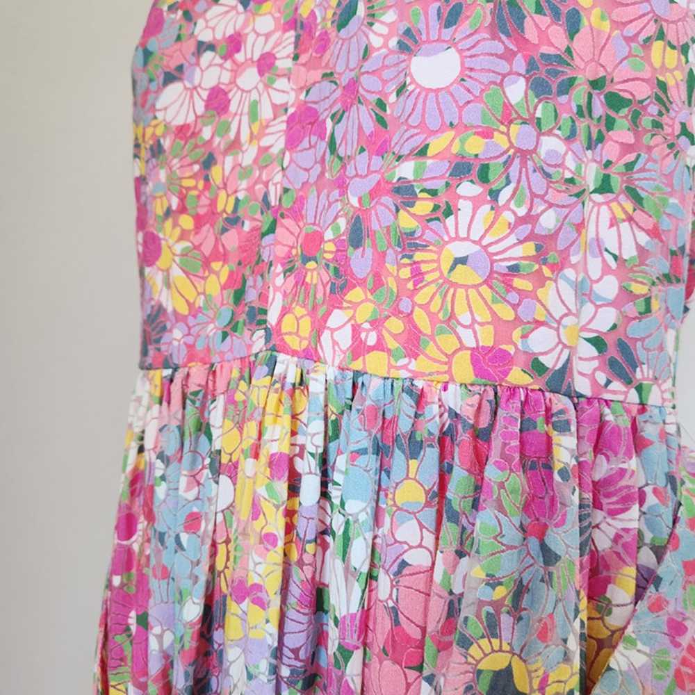 NWoT Kate Spade $398 Floral Dots Burnout Midi Dre… - image 7