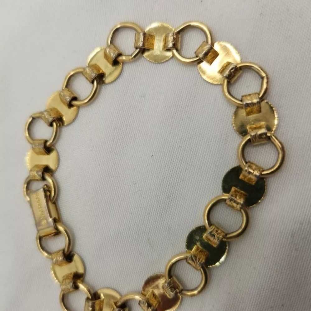 Vintage Gold Tone Sarah Coventry Bracelet  7" - image 3