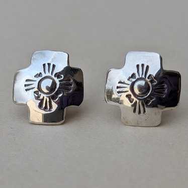 Stamped Artisan Vintage Southwest Sterling Silver 