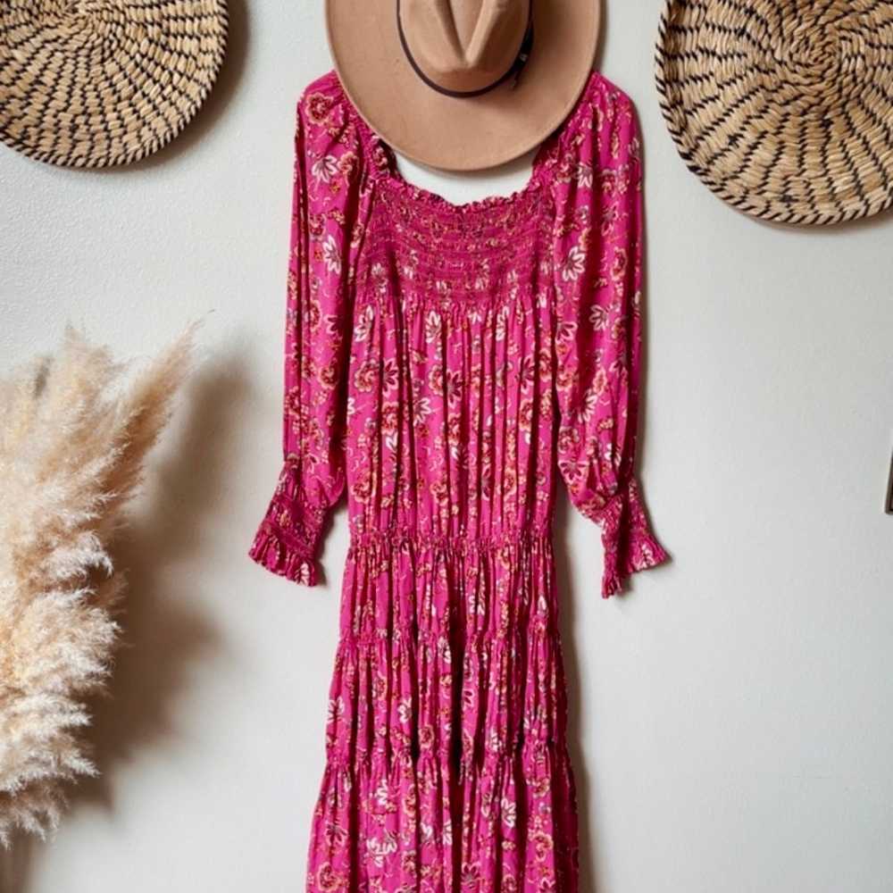 NWOT Free People Sweet Escape Maxi Dress Pink Com… - image 10